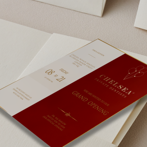 A Beautiful A5 Menu